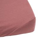 Housse pour matelas à langer en bambou - Framboise
