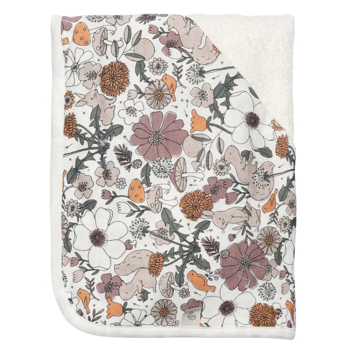 Serviette à capuchon en bambou - Jardin floral