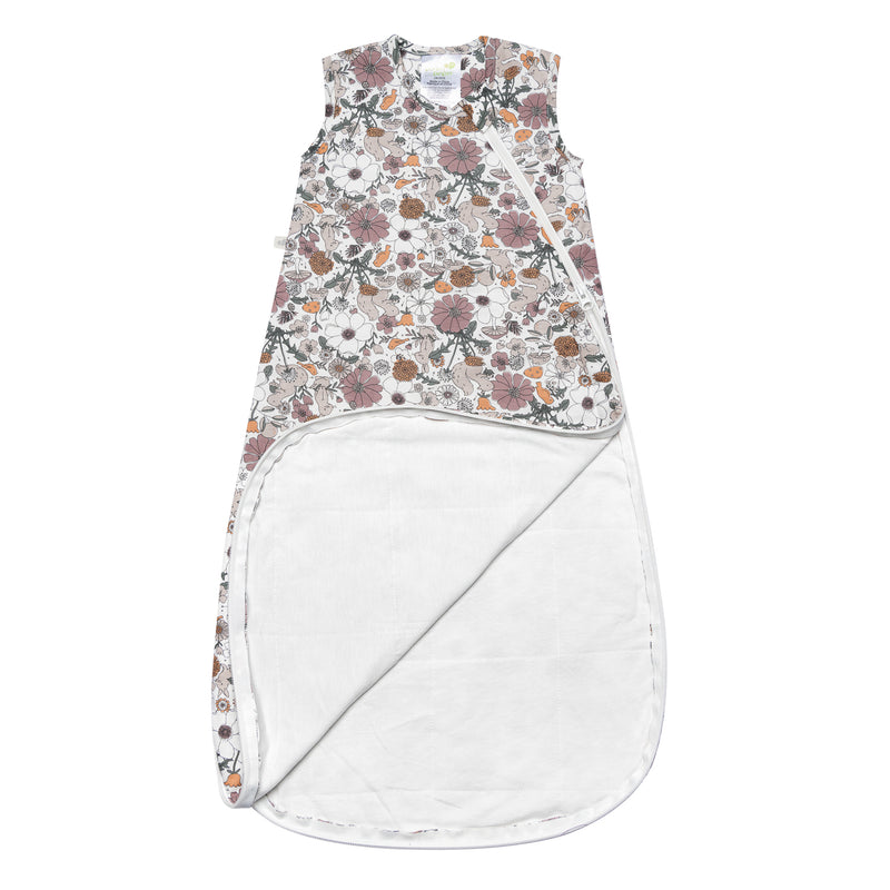 Sac de nuit matelassée en bambou - Jardin Floral (1 tog)