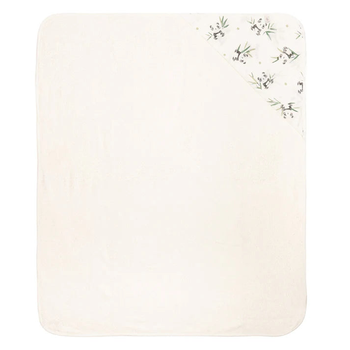 Serviette à capuchon en bambou - Pandas