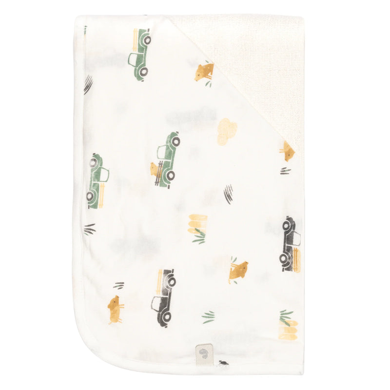 Serviette à capuchon en bambou - Prairies