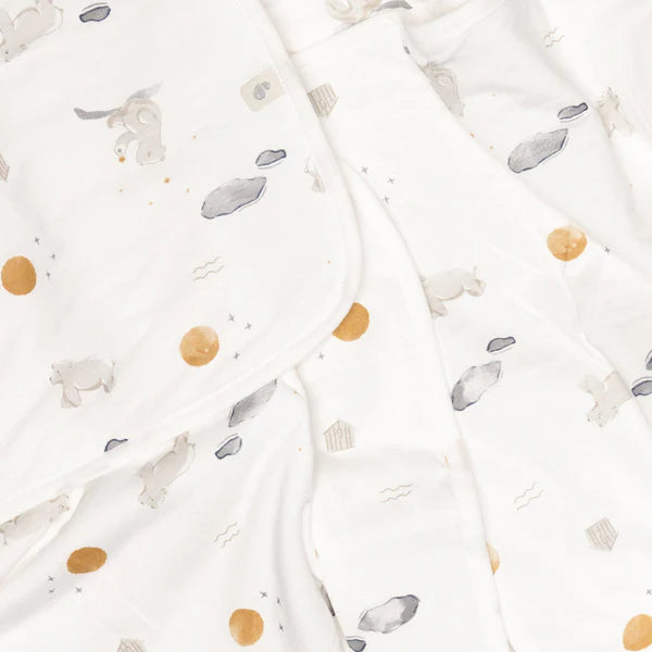 Couverture en bambou - Pleine Lune