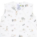 Sac de nuit matelassée en bambou - Jungle (1 tog)