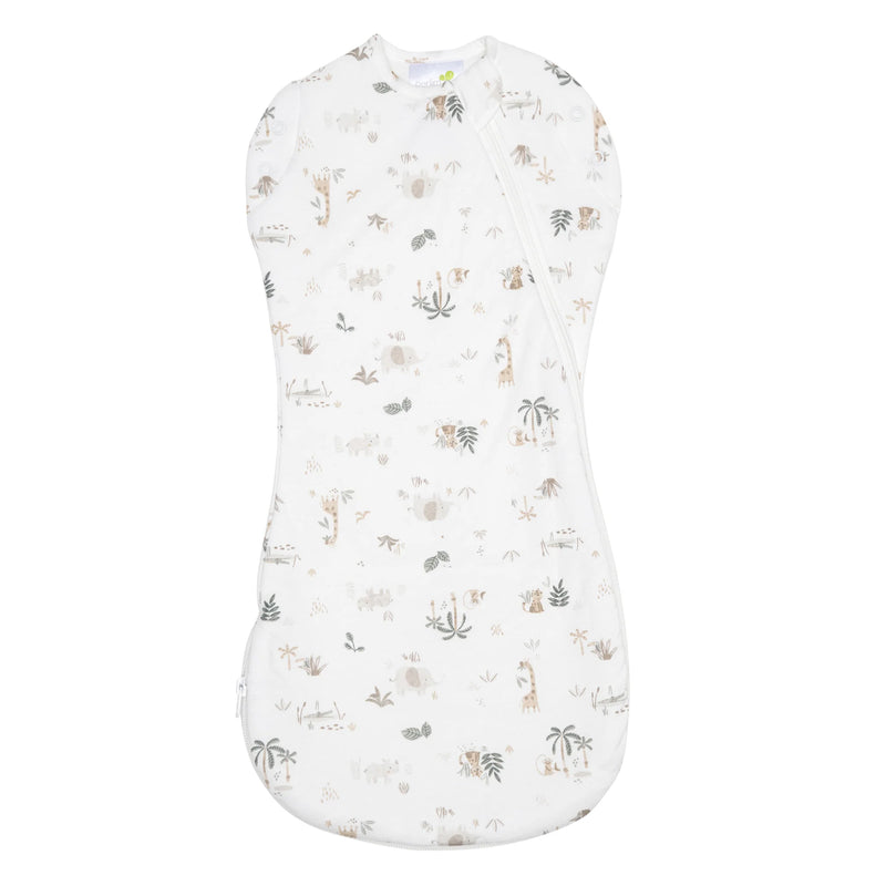 Sac de nuit nouveau-né en bambou - Jungle (1 tog)