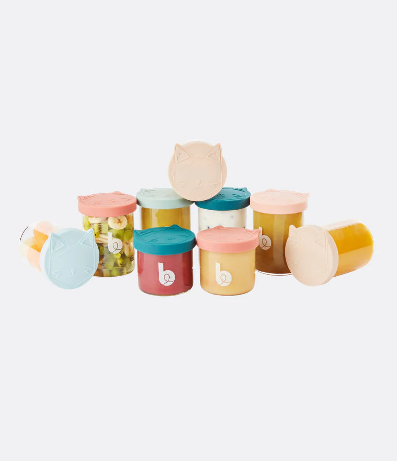 Ensembles de contenants en verre de qualité supérieure pour aliments pour bébés - Isy Jars