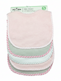 5 Bavoirs avec doublure imperméable- Rose — Acorn Baby