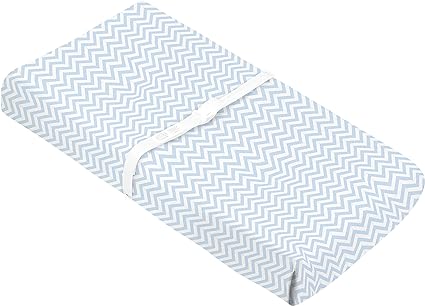 Changing Pad Cover | Chevron Blue