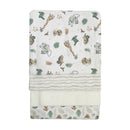 Ensemble de 4 couvertures en flanelle- Jungle