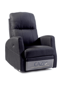 Fauteuil Athènes électrique berçant inclinable et pivotant - Gris foncé — Cazis