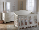 Ensemble bassinette et bureau double Napoli - Blanc