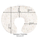 Coussin d'allaitement en bambou - Blé