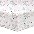 Drap contour percale- Coeurs — Koalababy