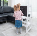 Tour d'observation en bois de luxe 3 en 1 - tour blanche — Treasure Kids
