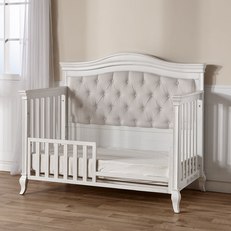 Diamante Vintage White/White Leather Bassinet