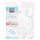 Changing Pad Cover | Pink Scribble Stars