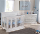 Crib and Dresser Modena Collection Vintage White