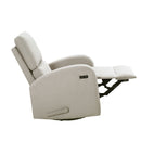 Fauteuil Berçant Pivotant Manuel avec port USB - Beige