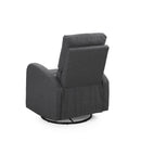 Fauteuil Berçant Pivotant Manuel avec port USB - Gris foncé