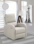 Fauteuil Berçant Pivotant Électrique avec port USB - Beige