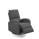 Fauteuil Berçant Pivotant Électrique avec port USB - Gris foncé