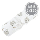 Couverture mousseline de coton - Paresseux