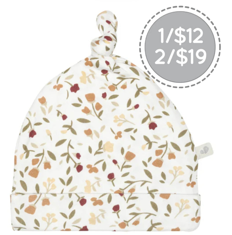 Chapeau en bambou - Floral