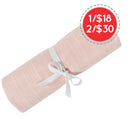 Couverture mousseline de coton - Rose