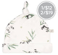 Chapeau en bambou - Pandas — Perlimpinpin