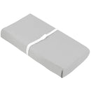 Housse pour matelas à langer avec ouverture pour sangles - Gris