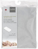 Housse pour matelas à langer avec ouverture pour sangles - Gris