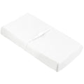 Housse pour matelas à langer avec ouverture pour sangles - Blanc — Kushies Baby