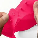 Visière pare-shampoing en silicone- Rose