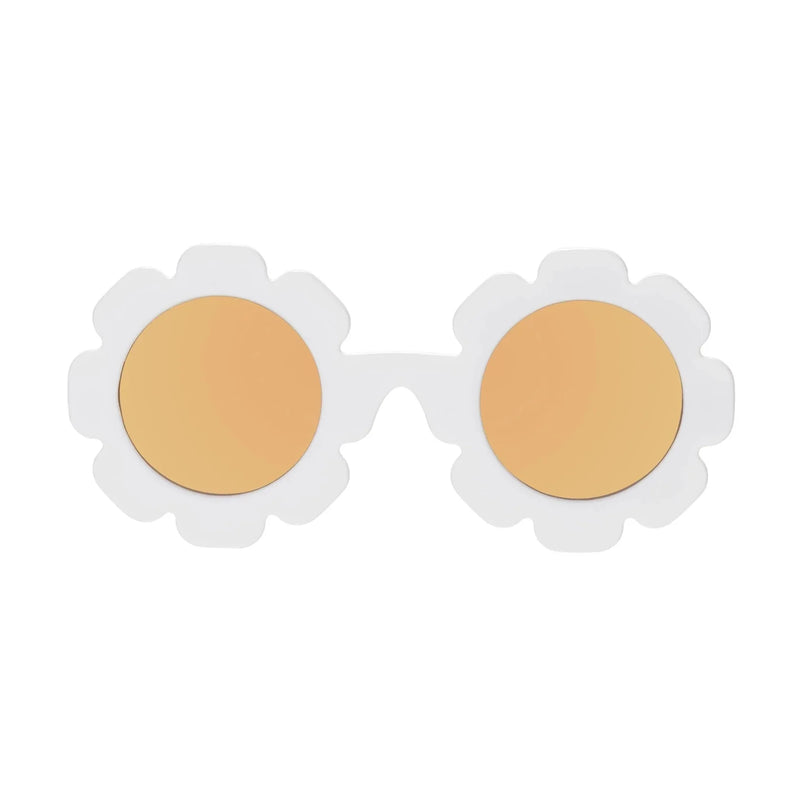 Lunettes de soleil fleur - Blanc