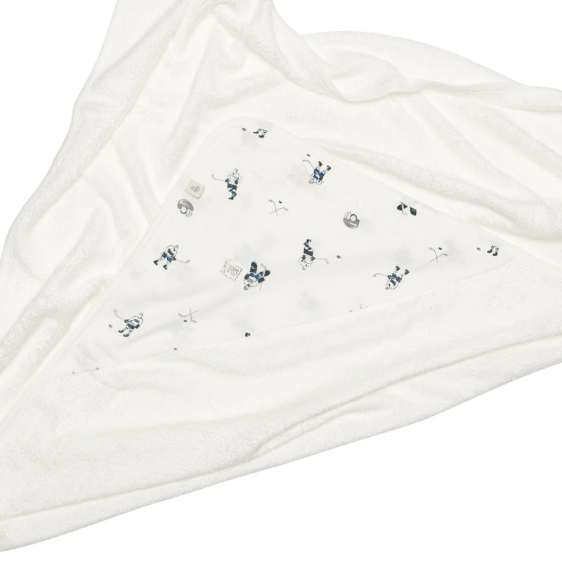 Serviette à capuchon en bambou - Hockey