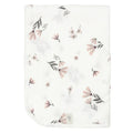 Serviette à capuchon en bambou - Fleurs aquarelle — Perlimpinpin