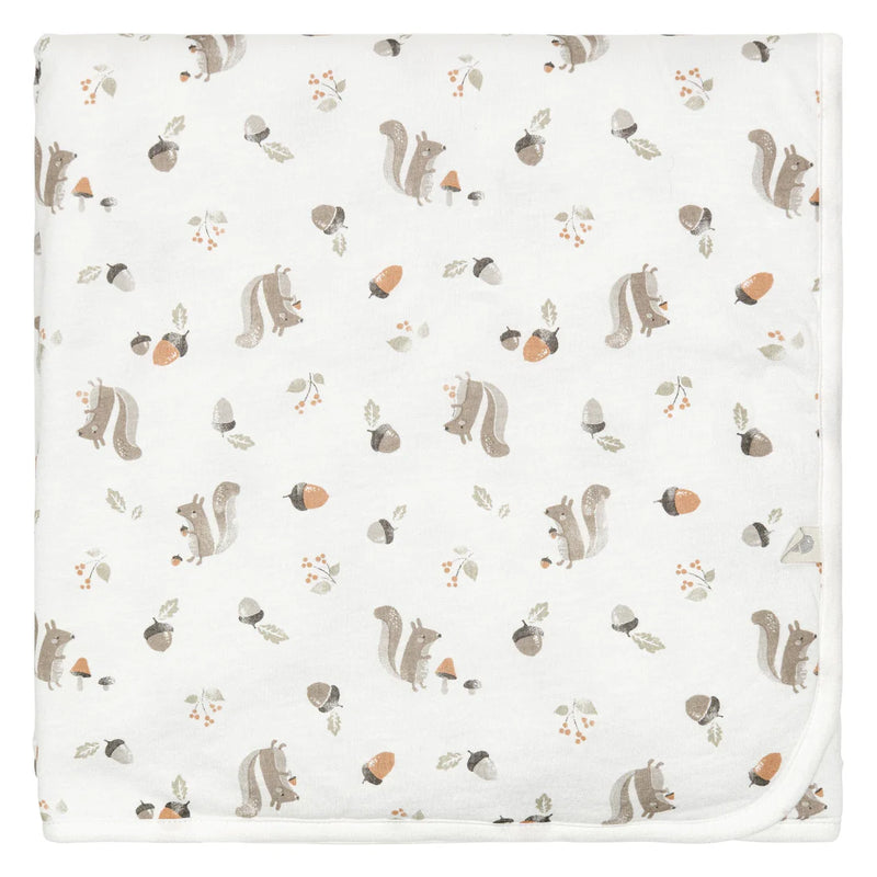 Couverture en bambou - Écureuils