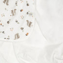 Couverture en bambou - Écureuils