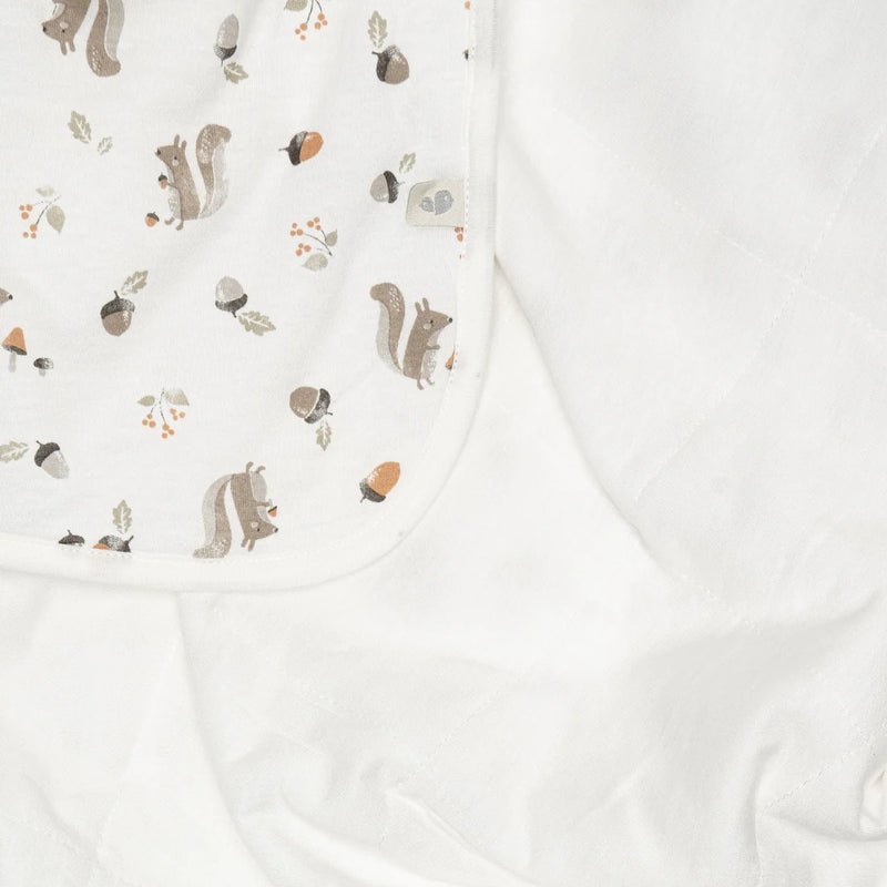 Couverture en bambou - Écureuils