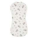 Sac de nuit nouveau-né en bambou - Fleurs aquarelle (1 tog)