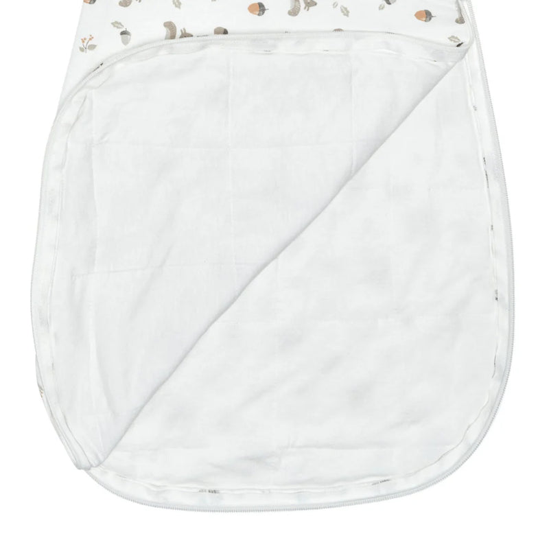 Sac de nuit nouveau-né en bambou - Écureuils (1 tog)