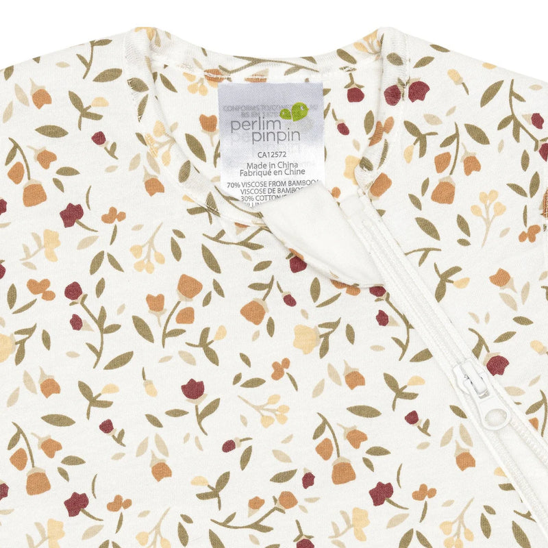 Sac de nuit nouveau-né en bambou - Floral (1 tog)