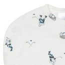 Sac de nuit nouveau-né en bambou - Hockey (1 tog)