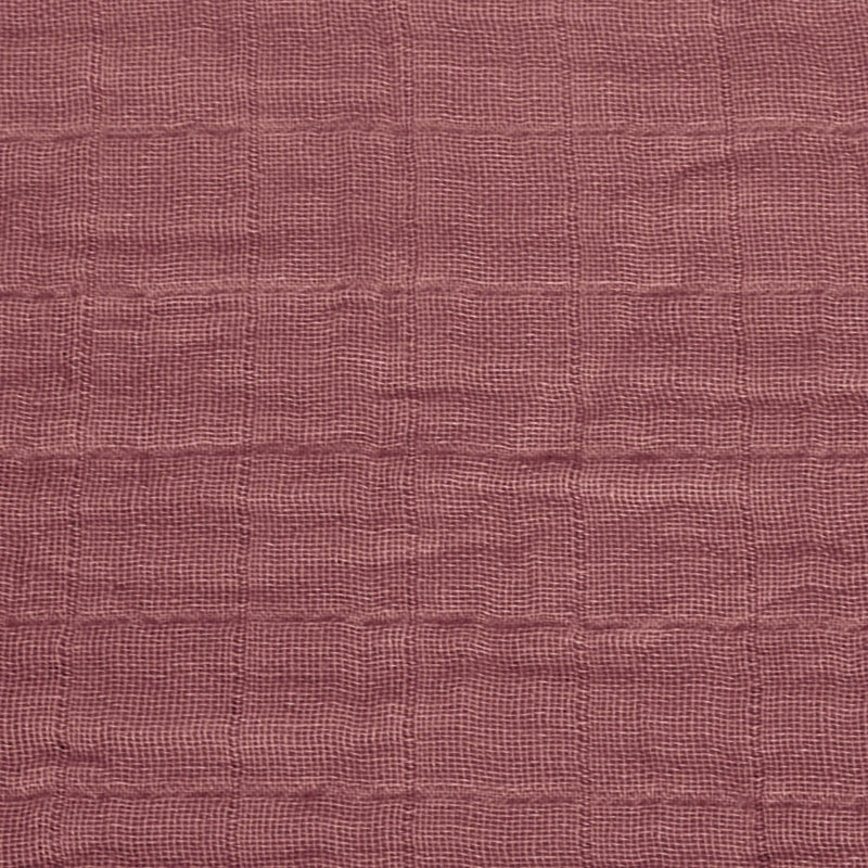 Couverture mousseline de coton -  Framboise