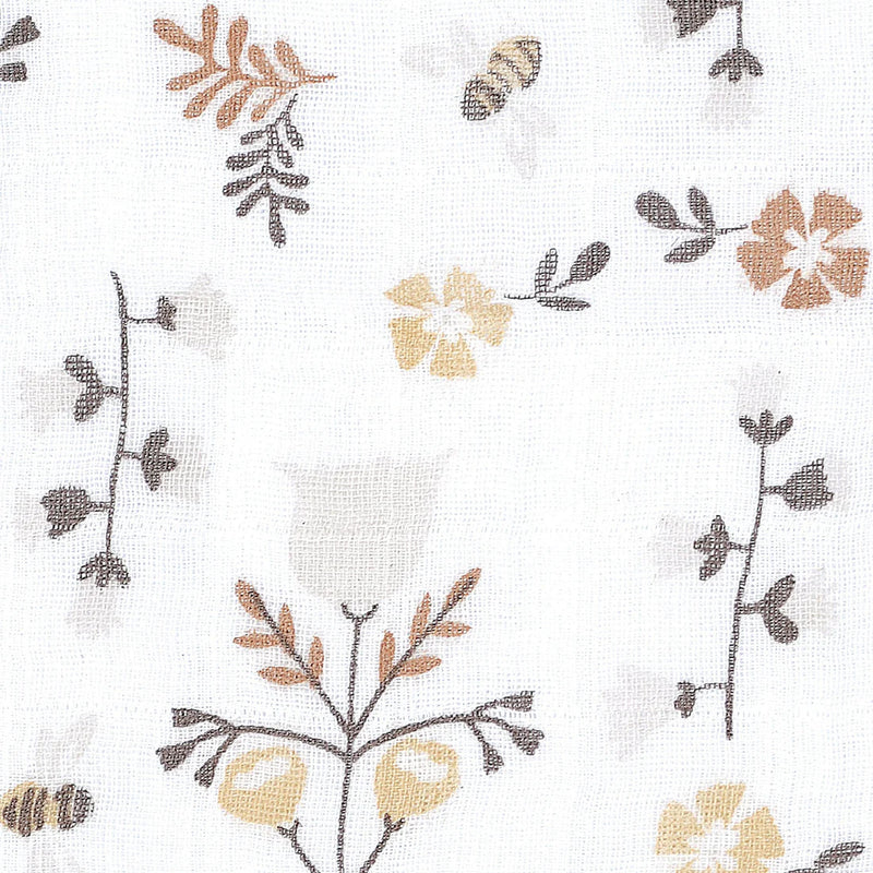 Couverture mousseline de coton -  Abeilles
