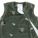 Sac de nuit velours 1 tog - Forêt