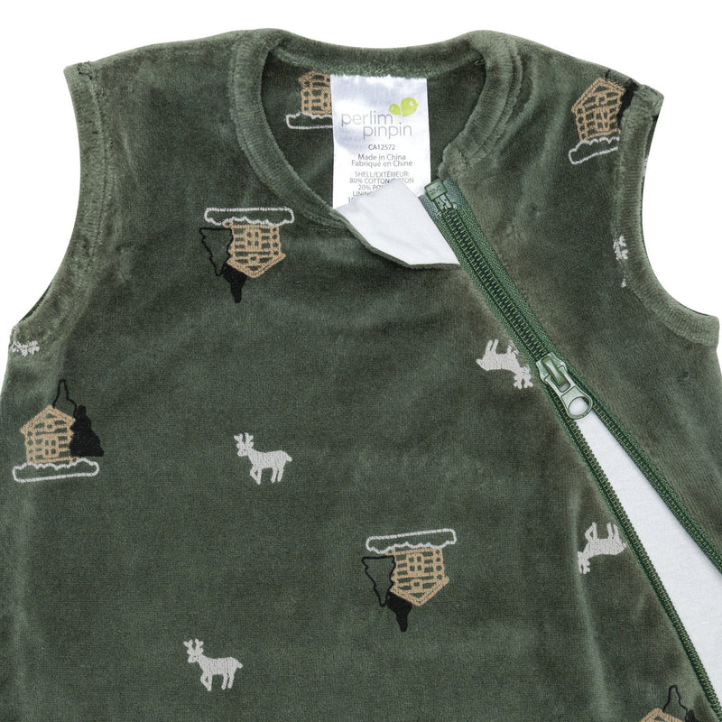 Sac de nuit velours 1 tog - Forêt