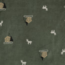 Sac de nuit velours 1 tog - Forêt