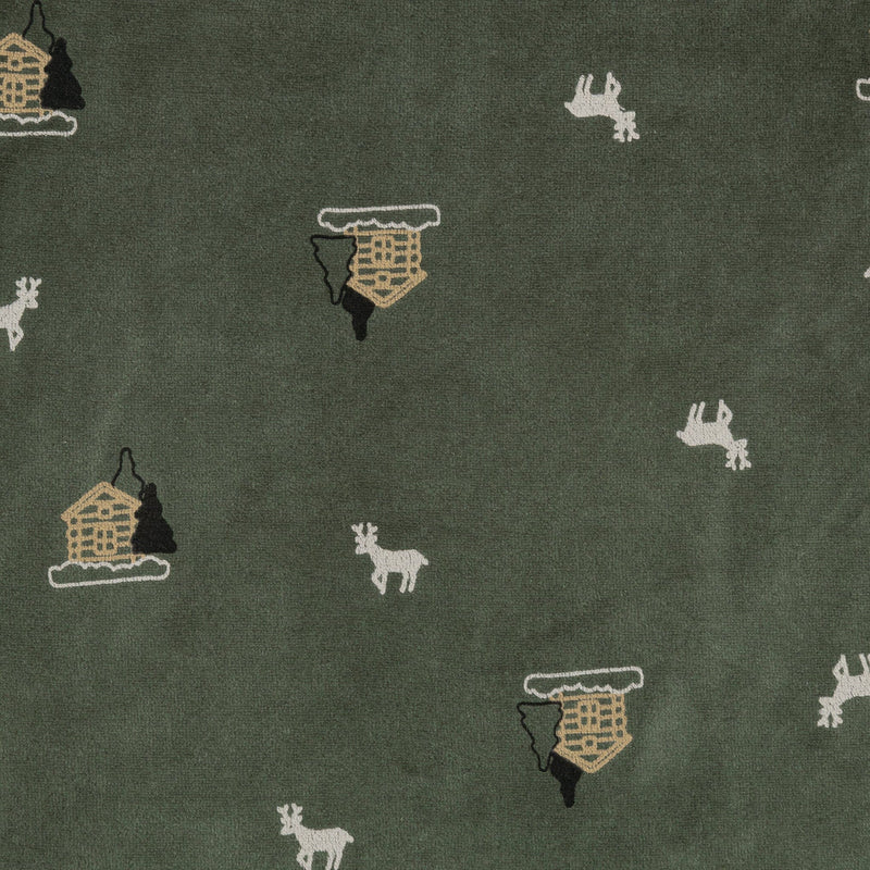 Sac de nuit velours 1 tog - Forêt