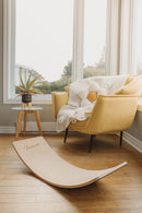 Planche d'équilibre en bois