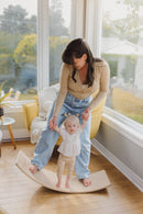 Planche d'équilibre en bois